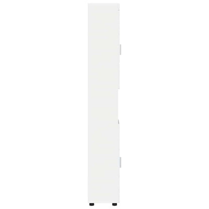 Badkamerkastenset TULUM Wit 37 x 31,5 x 203 cm Bewerkt hout