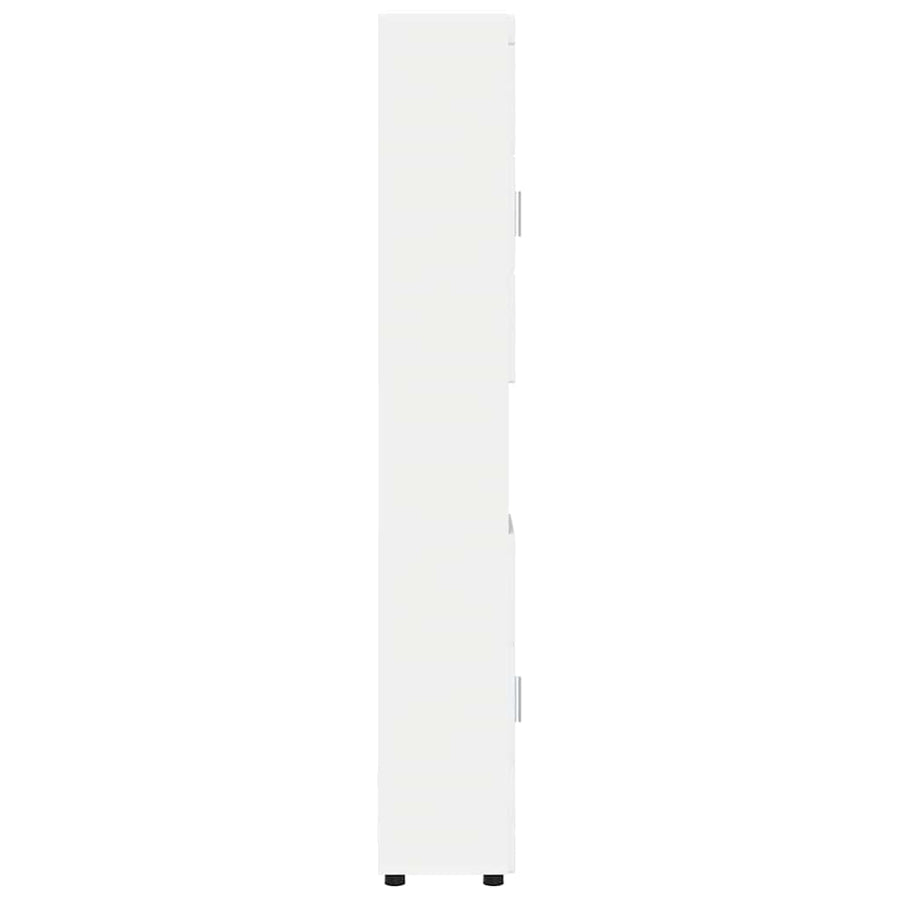 Badkamerkastenset TULUM Wit 37 x 31,5 x 203 cm Bewerkt hout