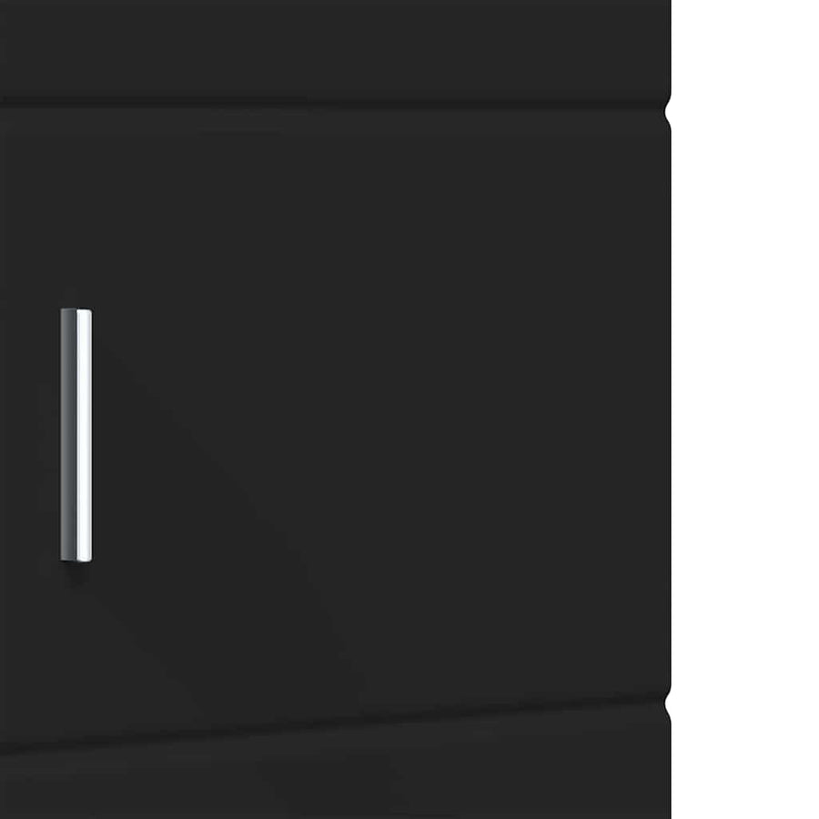 Badkamerkastenset TULUM Zwart 37 x 31,5 x 203 cm Bewerkt hout