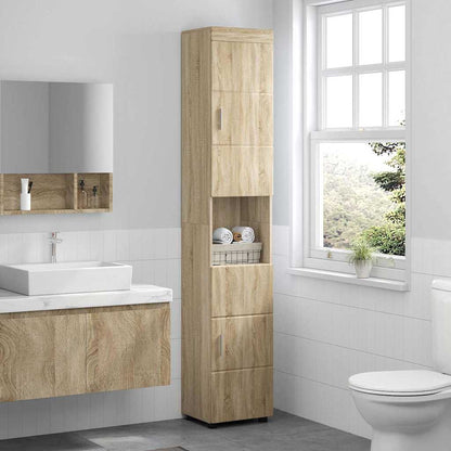 Badkamerkastenset TULUM Sonoma Eiken 37 x 31,5 x 203 cm