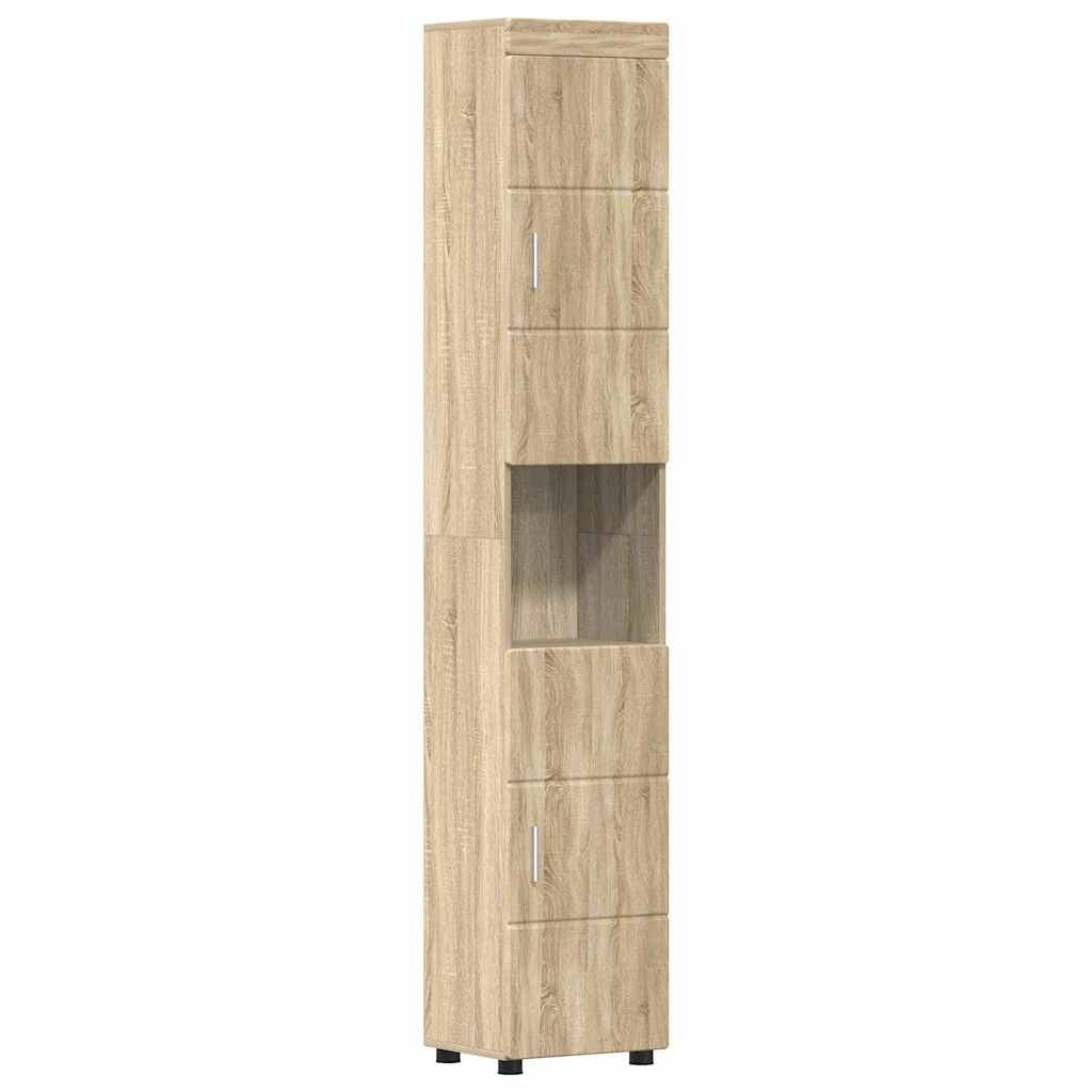 Badkamerkastenset TULUM Sonoma Eiken 37 x 31,5 x 203 cm