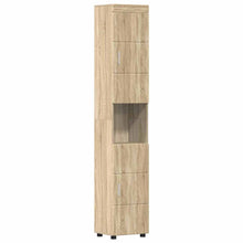 Badkamerkastenset TULUM Sonoma Eiken 37 x 31,5 x 203 cm