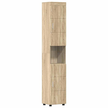 Badkamerkastenset TULUM Sonoma Eiken 37 x 31,5 x 203 cm