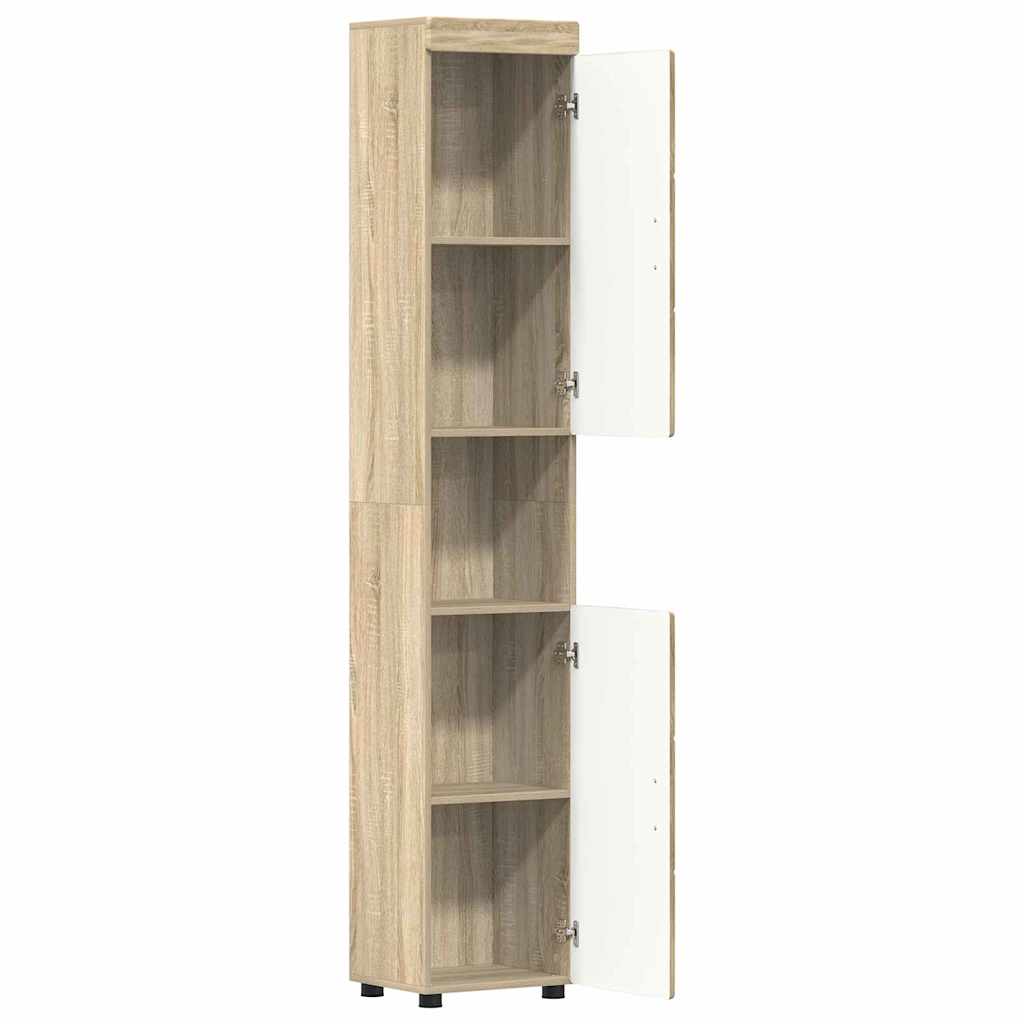 Badkamerkastenset TULUM Sonoma Eiken 37 x 31,5 x 203 cm