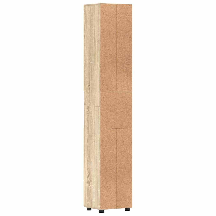 Badkamerkastenset TULUM Sonoma Eiken 37 x 31,5 x 203 cm
