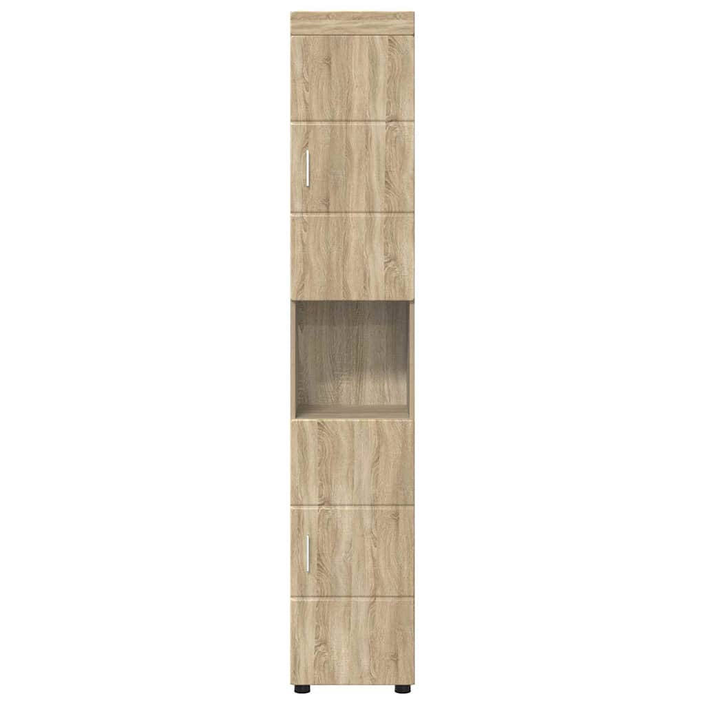 Badkamerkastenset TULUM Sonoma Eiken 37 x 31,5 x 203 cm