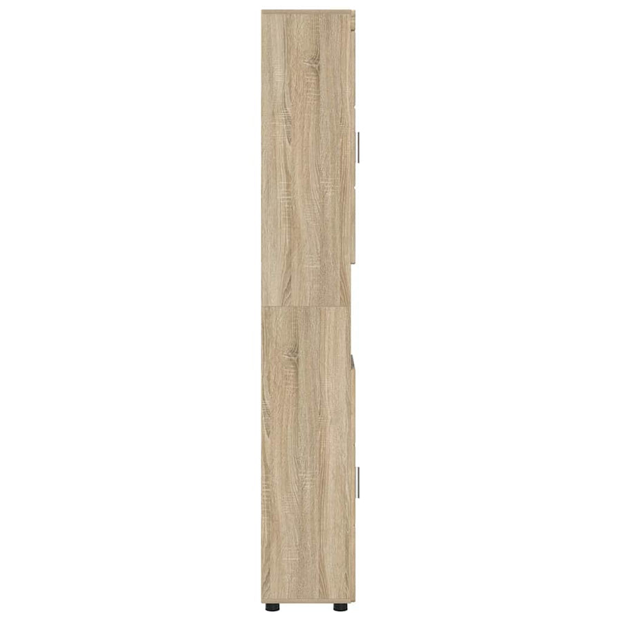 Badkamerkastenset TULUM Sonoma Eiken 37 x 31,5 x 203 cm
