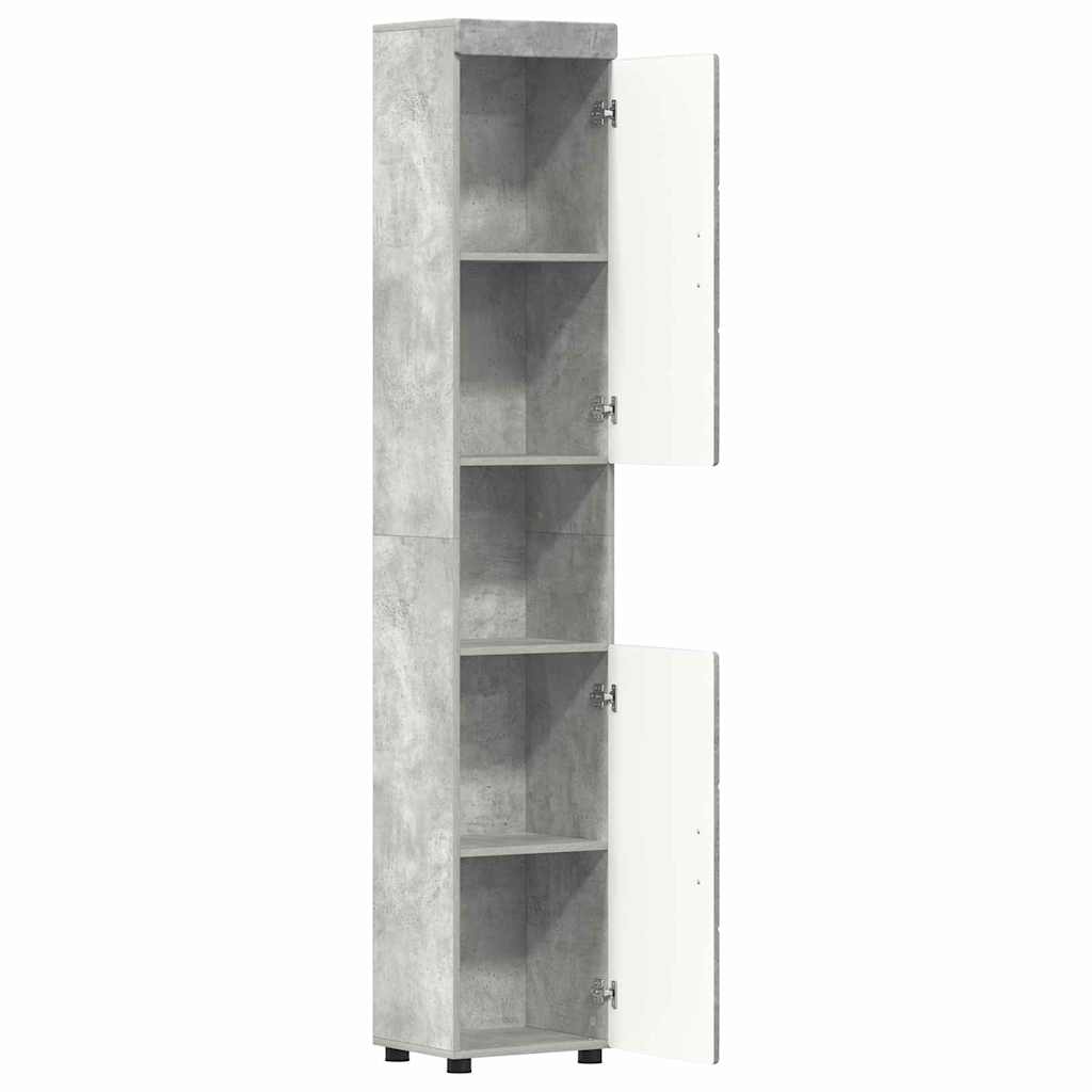 Badkamerkastenset TULUM Beton Grijs 37 x 31,5 x 203 cm