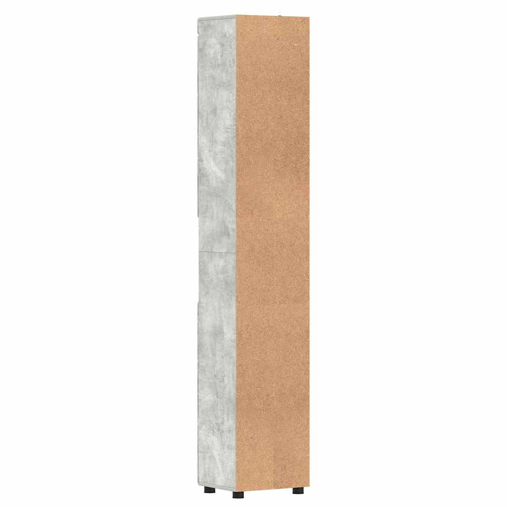 Badkamerkastenset TULUM Beton Grijs 37 x 31,5 x 203 cm