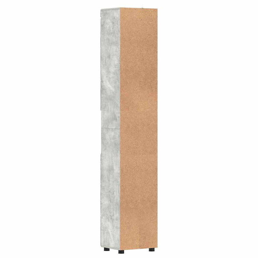Badkamerkastenset TULUM Beton Grijs 37 x 31,5 x 203 cm