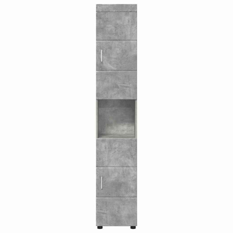 Badkamerkastenset TULUM Beton Grijs 37 x 31,5 x 203 cm