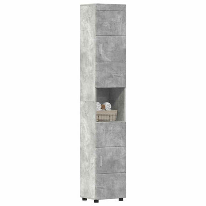 Badkamerkastenset TULUM Beton Grijs 37 x 31,5 x 203 cm
