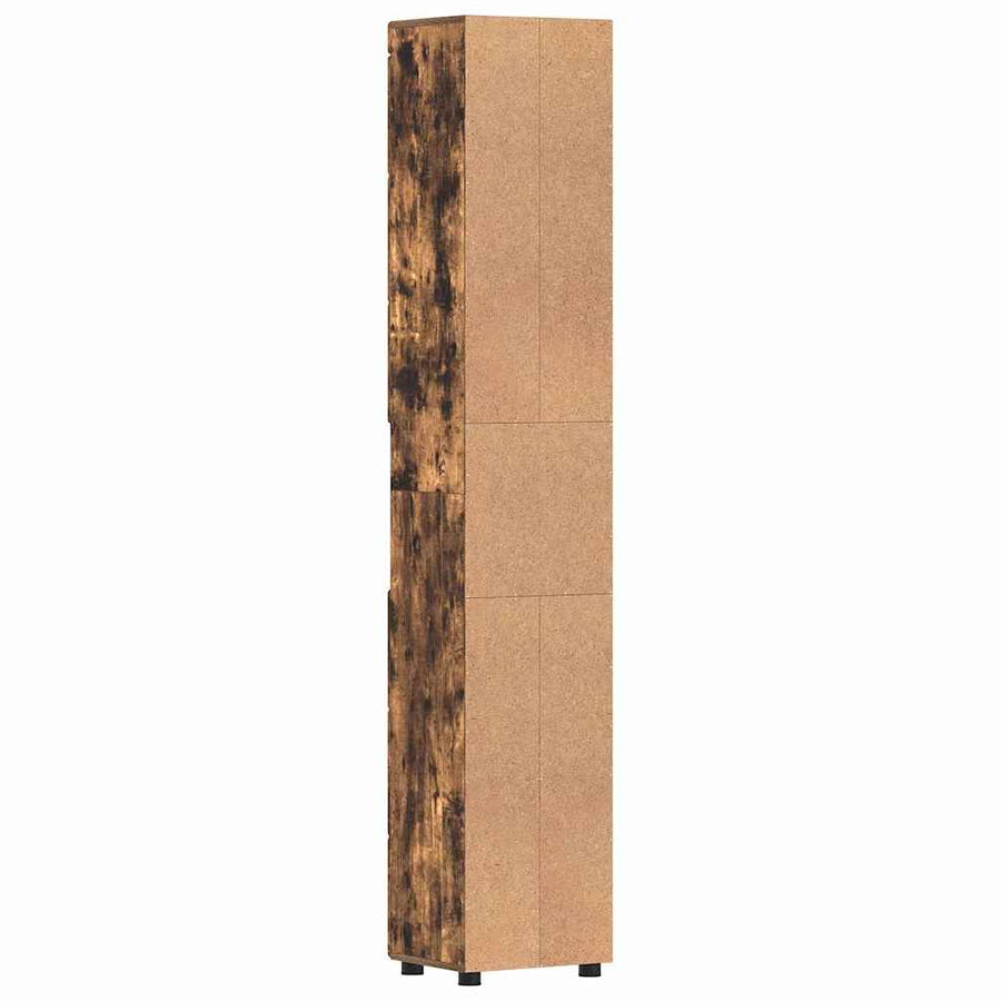 Badkamerkastenset TULUM Gerookt eiken 37 x 31,5 x 203 cm