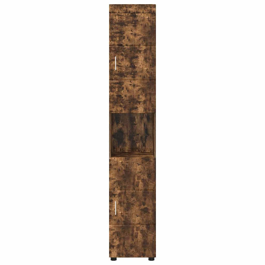 Badkamerkastenset TULUM Gerookt eiken 37 x 31,5 x 203 cm