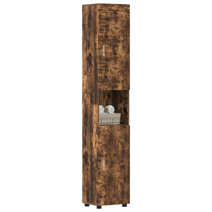 Badkamerkastenset TULUM Gerookt eiken 37 x 31,5 x 203 cm