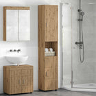 Badkamerkast artisan eiken 37x31.5x203 cm