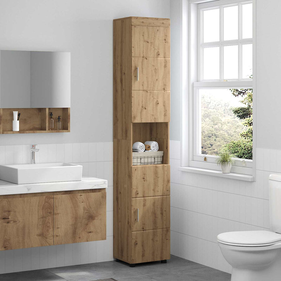 Badkamerkastenset TULUM Artisan Eiken 37 x 31,5 x 203 cm