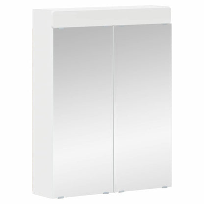 Badkamer spiegelkast TULUM Wit 60 x 16,5 x 78 cm Bewerkt hout