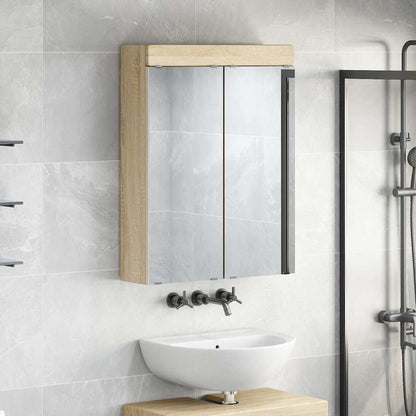 Badkamer spiegelkast TULUM Sonoma Eiken 60 x 16,5 x 78 cm