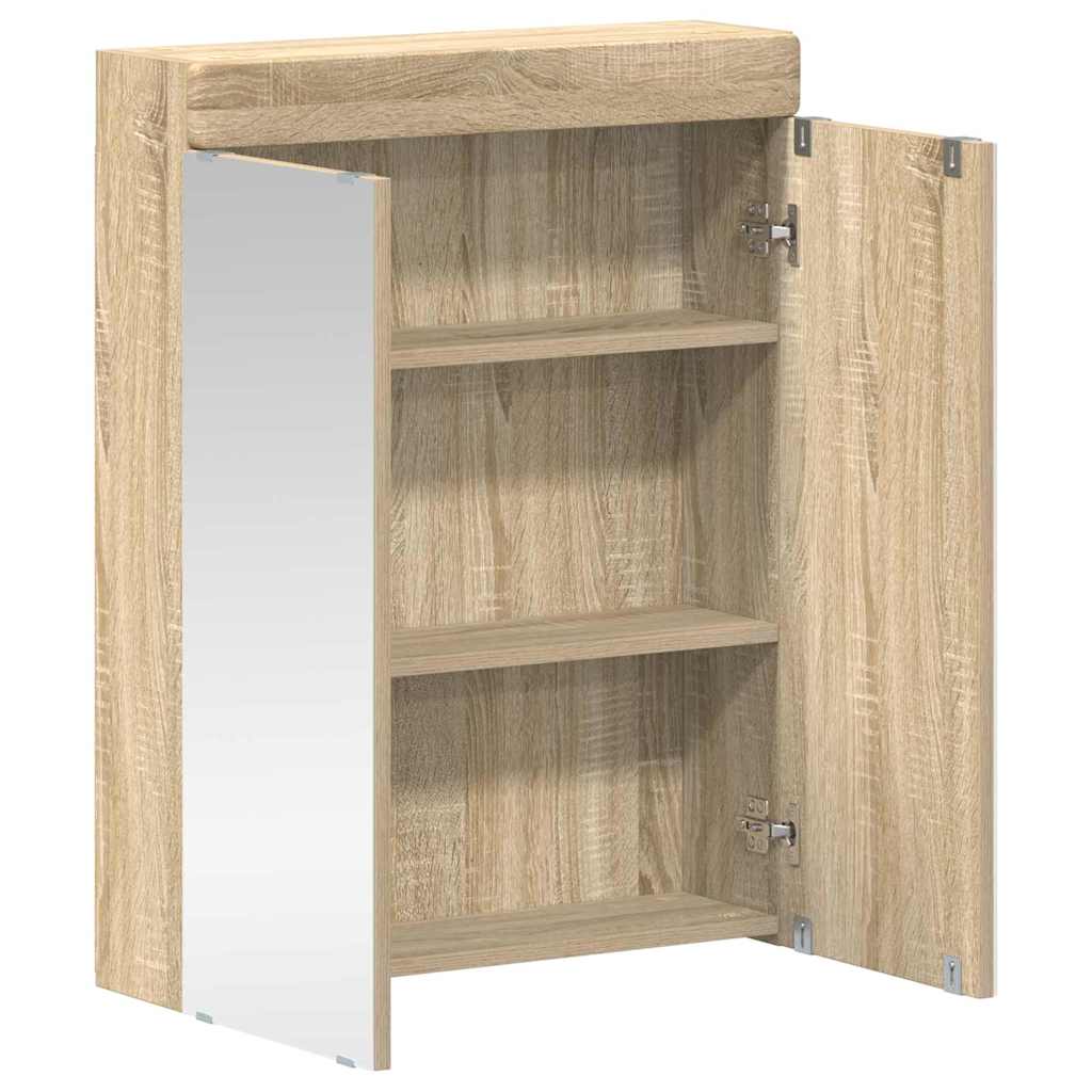 Badkamer spiegelkast TULUM Sonoma Eiken 60 x 16,5 x 78 cm