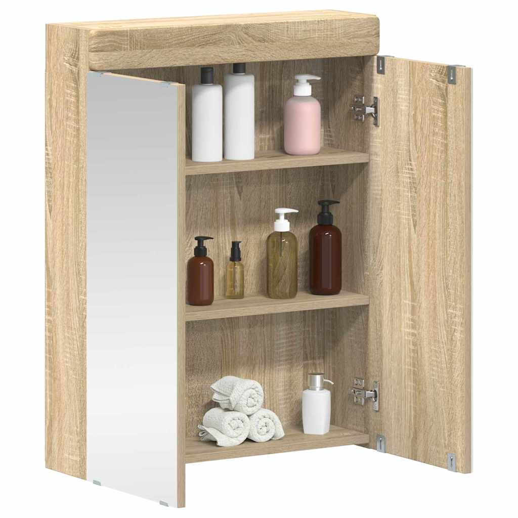 Badkamer spiegelkast TULUM Sonoma Eiken 60 x 16,5 x 78 cm
