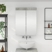 Badkamer spiegelkast 60x16.5x78 cm beton grijs