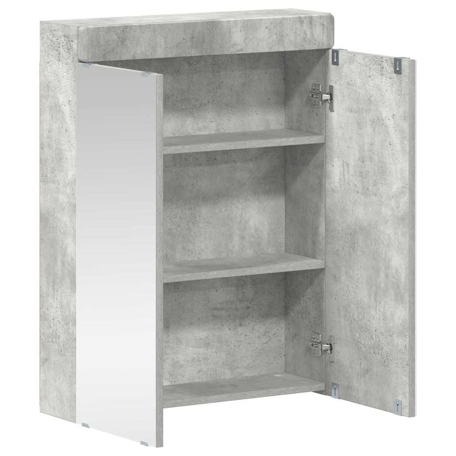 Badkamer spiegelkast TULUM Beton Grijs 60 x 16,5 x 78 cm