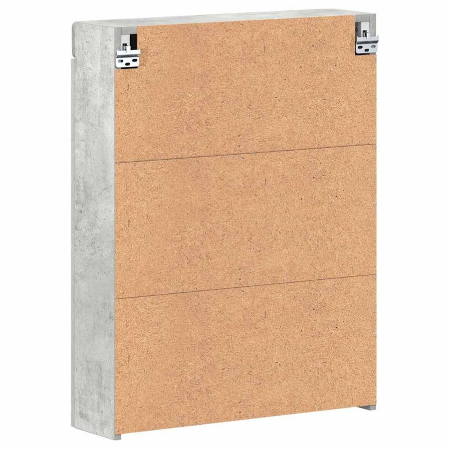Badkamer spiegelkast TULUM Beton Grijs 60 x 16,5 x 78 cm