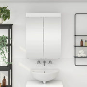 Badkamer spiegelkast 60x16,5x78 cm hoogglans wit