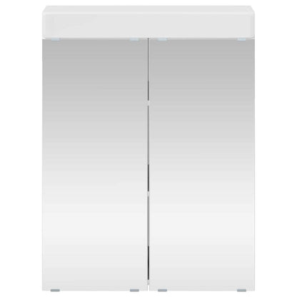 Badkamer spiegelkast TULUM Hoogglans wit 60 x 16,5 x 78 cm