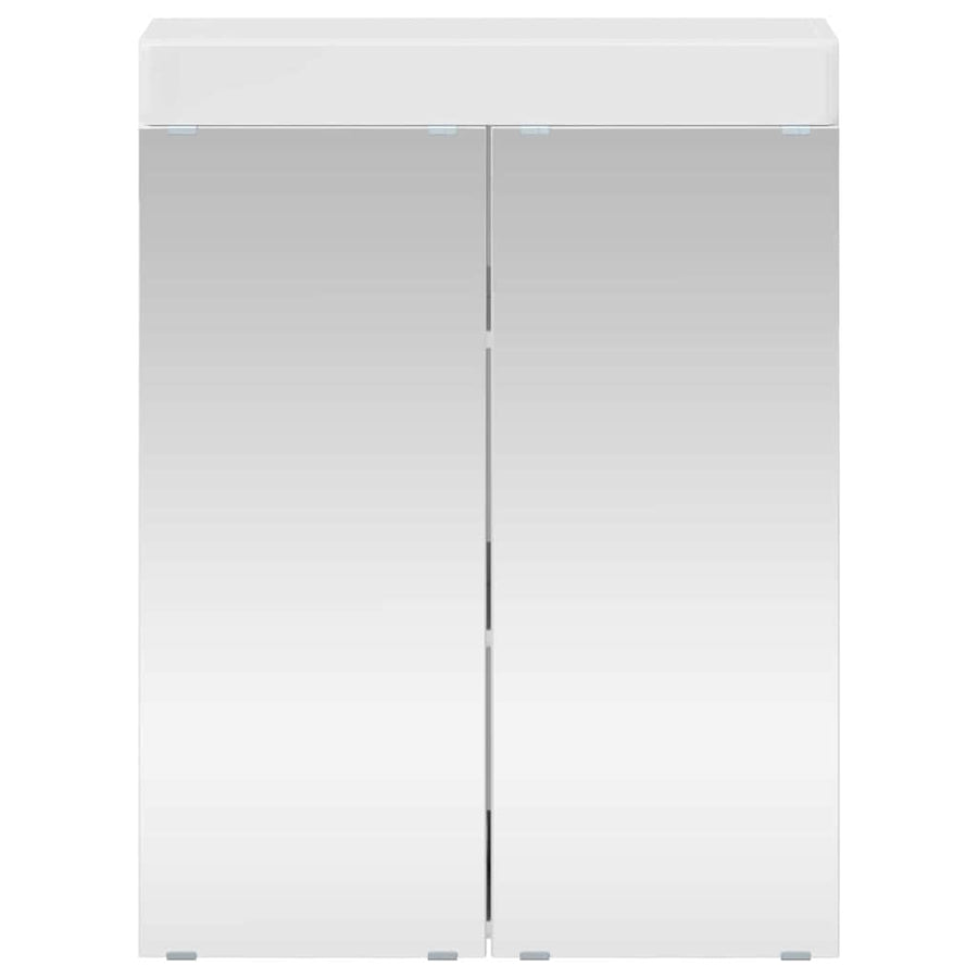 Badkamer spiegelkast TULUM Hoogglans wit 60 x 16,5 x 78 cm