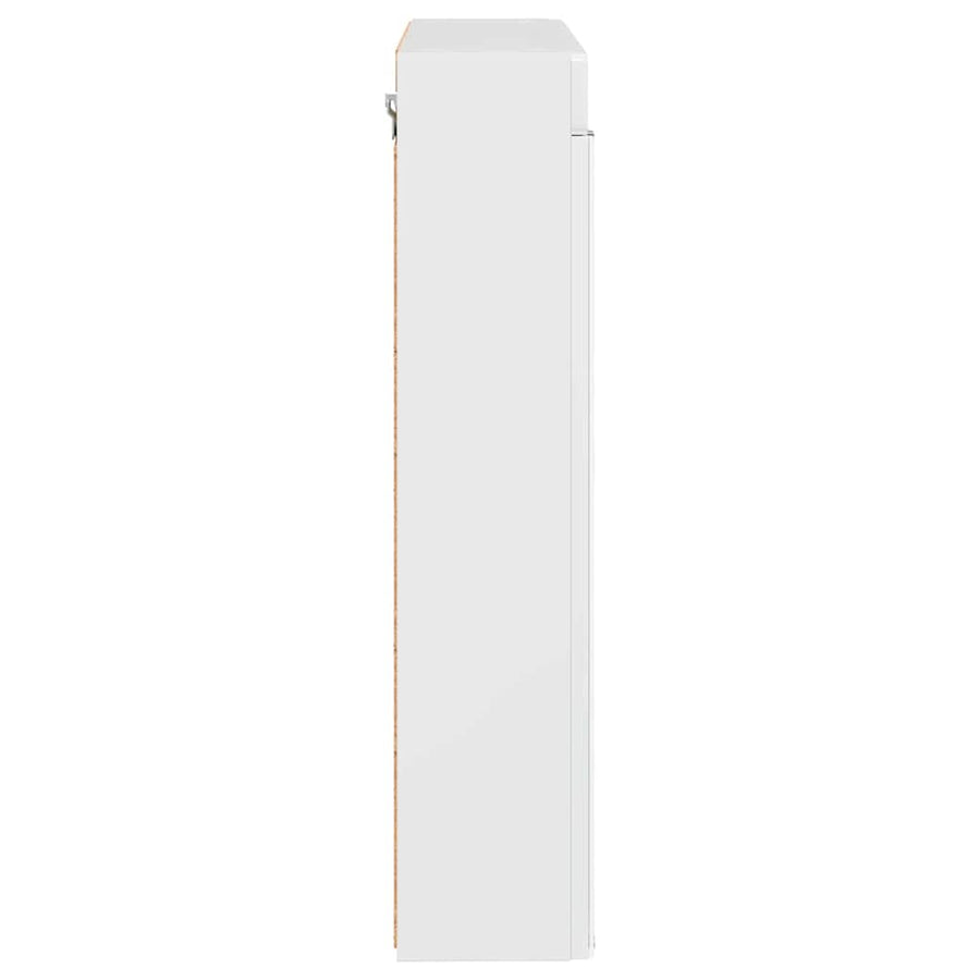 Badkamer spiegelkast TULUM Hoogglans wit 60 x 16,5 x 78 cm