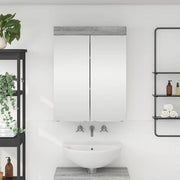 Badkamer spiegelkast 60x16.5x78 cm grijs sonoma