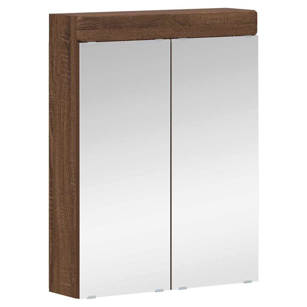 Badkamer spiegelkast TULUM Bruin Eiken 60 x 16,5 x 78 cm