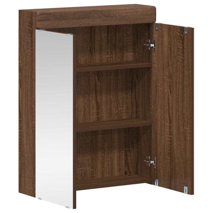 Badkamer spiegelkast TULUM Bruin Eiken 60 x 16,5 x 78 cm