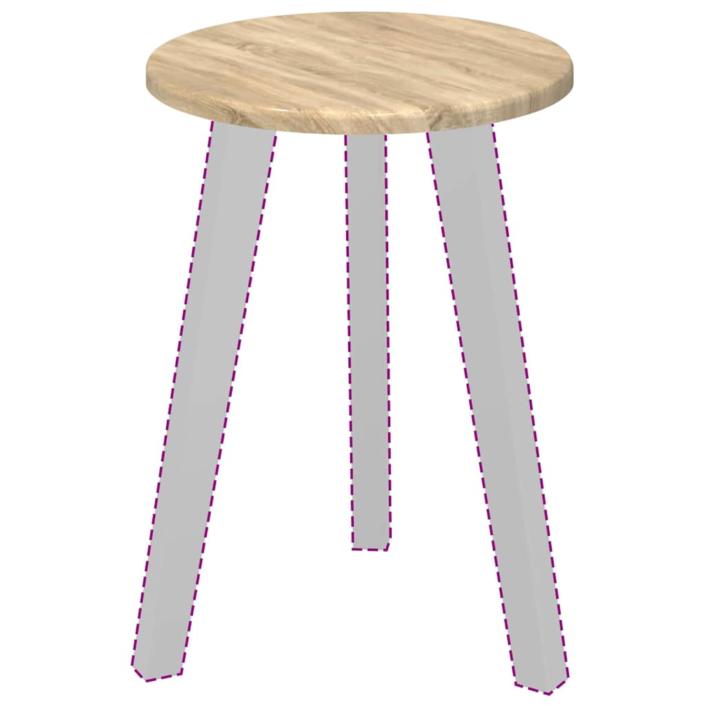 Tafelblad Sonoma eiken 30 x 30 x 1,5 cm Bewerkt hout