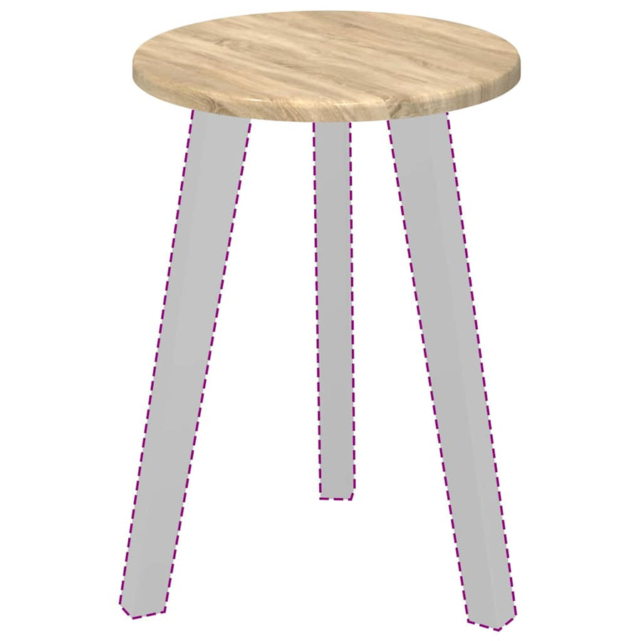 Tafelblad Sonoma eiken 30 x 30 x 1,5 cm Bewerkt hout