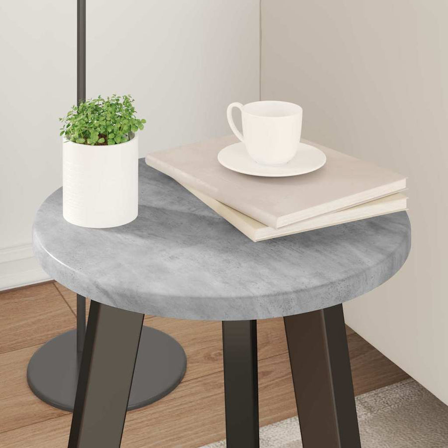 Tafelblad Betongrijs 30 x 30 x 1,5 cm Bewerkt hout