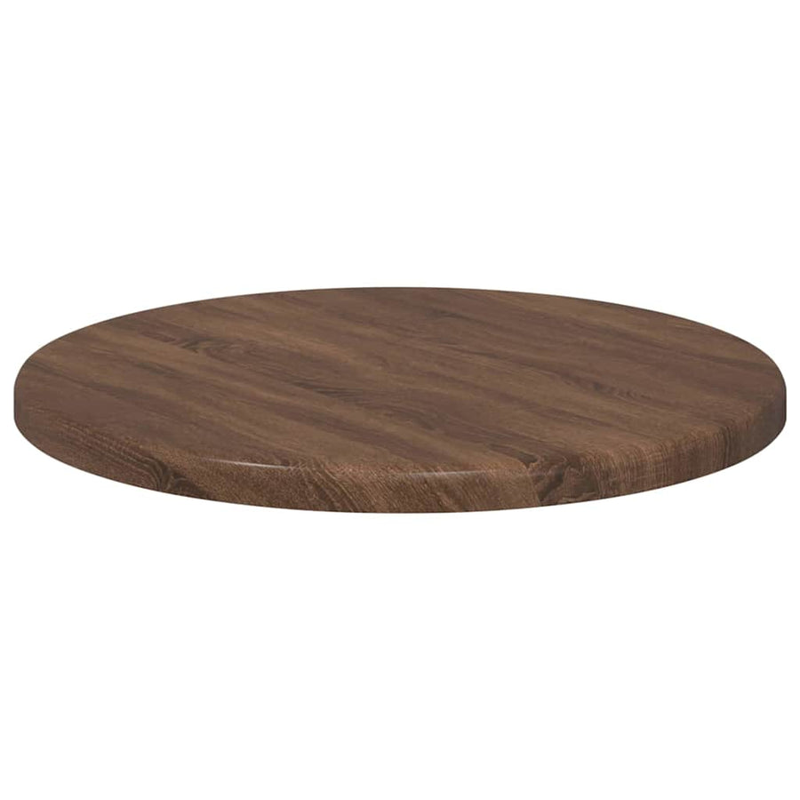 Tafelblad bruin eikenkleur 30 x 30 x 1,5 cm Bewerkt hout