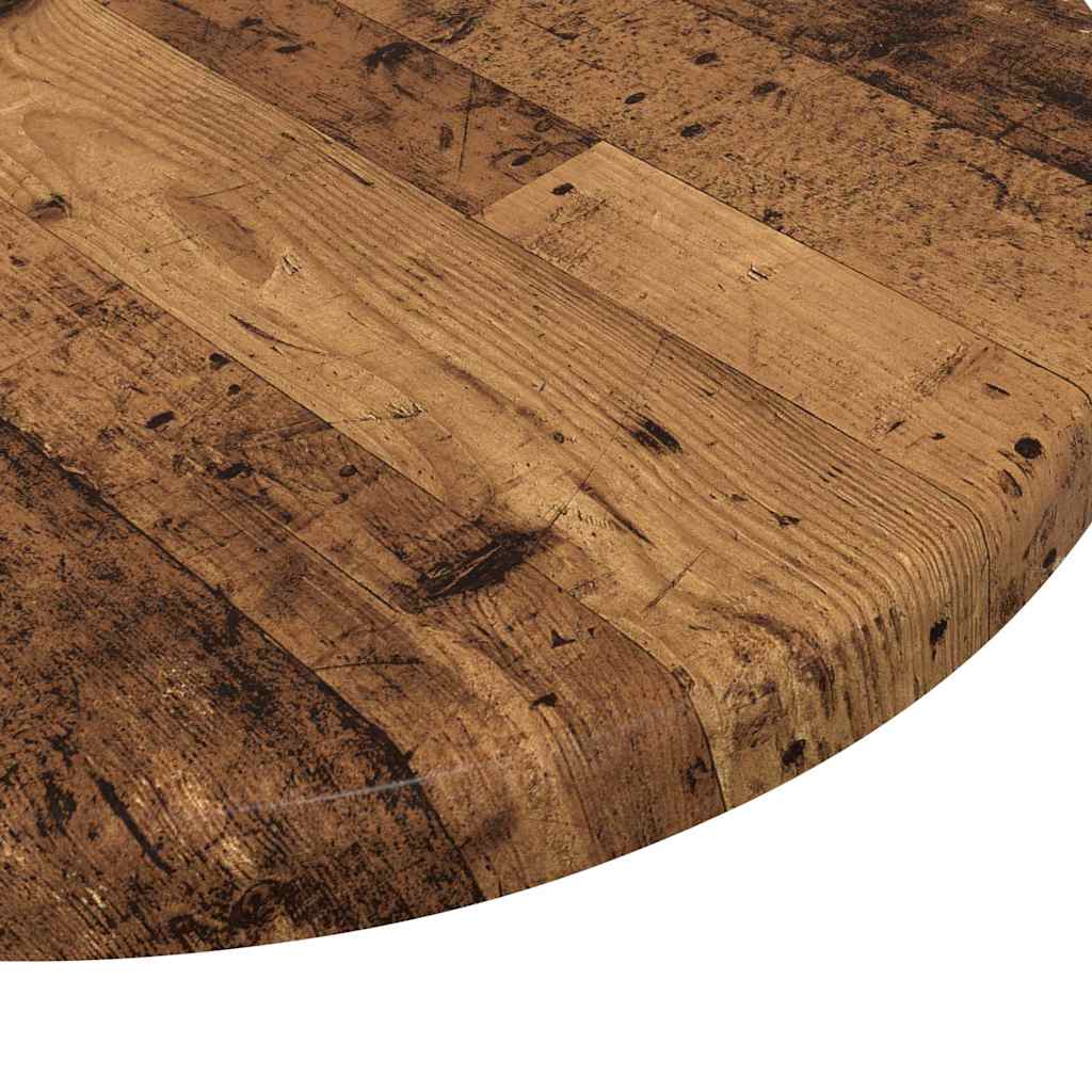 Tafelblad Oud hout Ø 30 x 1,5 cm Bewerkt hout