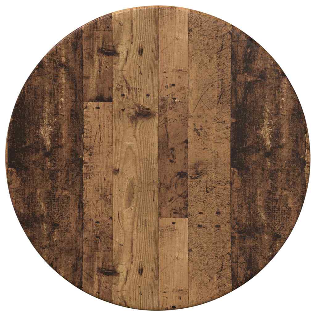 Tafelblad Oud hout Ø 30 x 1,5 cm Bewerkt hout