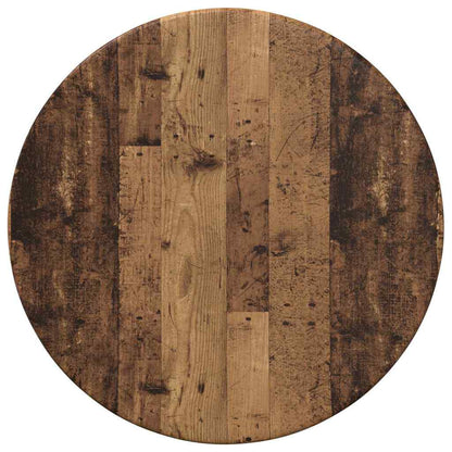 Tafelblad Oud hout Ø 30 x 1,5 cm Bewerkt hout