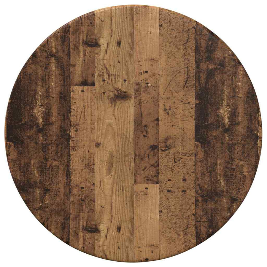 Tafelblad Oud hout Ø 30 x 1,5 cm Bewerkt hout