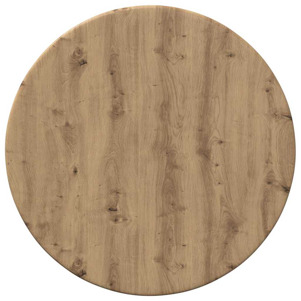 Tafelblad artisanaal eikenkleurig 30 x 30 x 1,5 cm Bewerkt hout