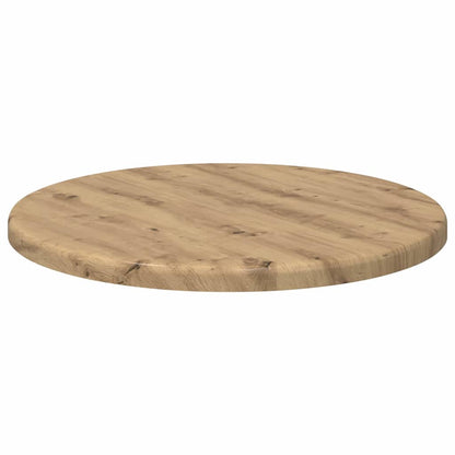 Tafelblad artisanaal eikenkleurig 30 x 30 x 1,5 cm Bewerkt hout