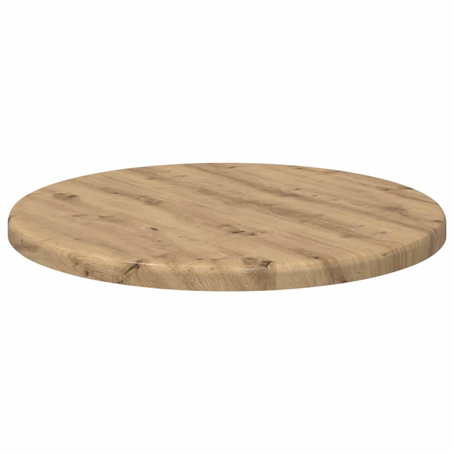 Tafelblad artisanaal eikenkleurig 30 x 30 x 1,5 cm Bewerkt hout