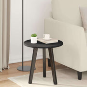 Tafelblad 40x40 cm bewerkt hout zwart