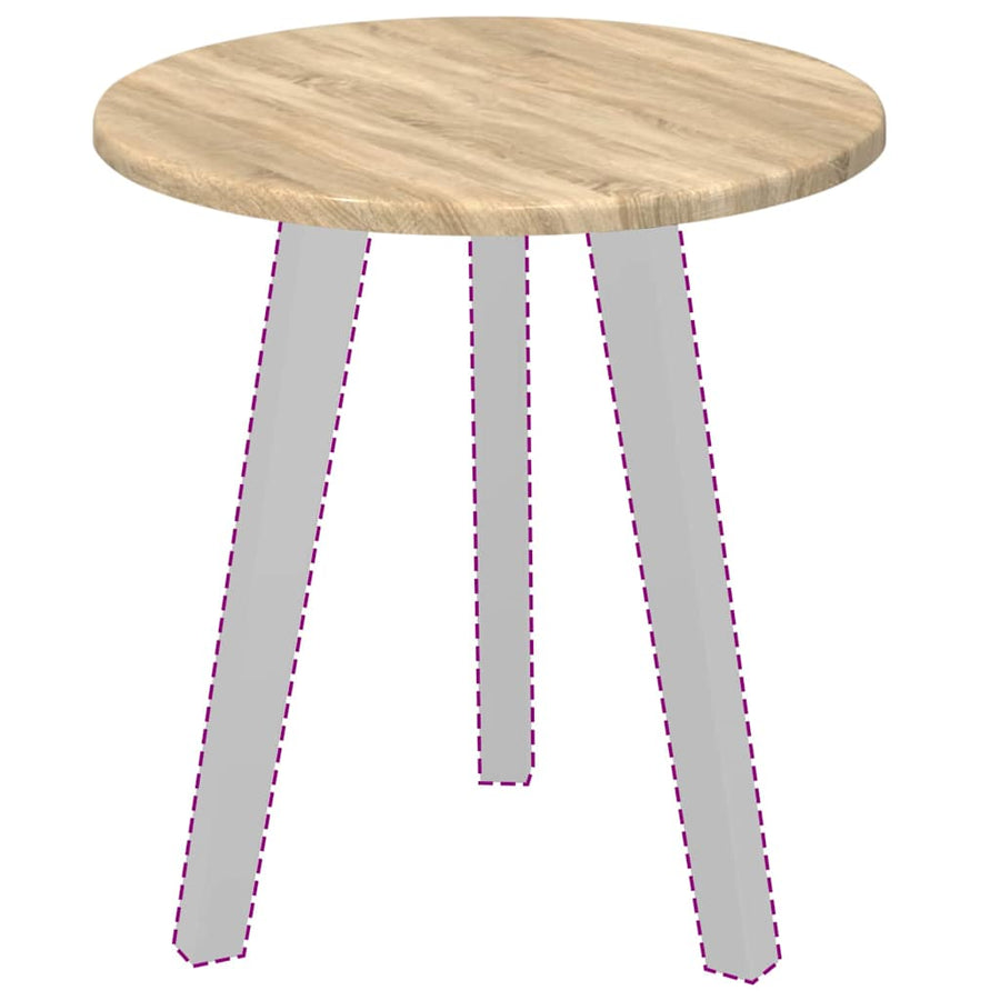 Tafelblad Sonoma eiken 40 x 40 x 1,5 cm Bewerkt hout