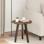 Tabletop Smoked oak 40 x 40 x 1.5 cm Treated wood
