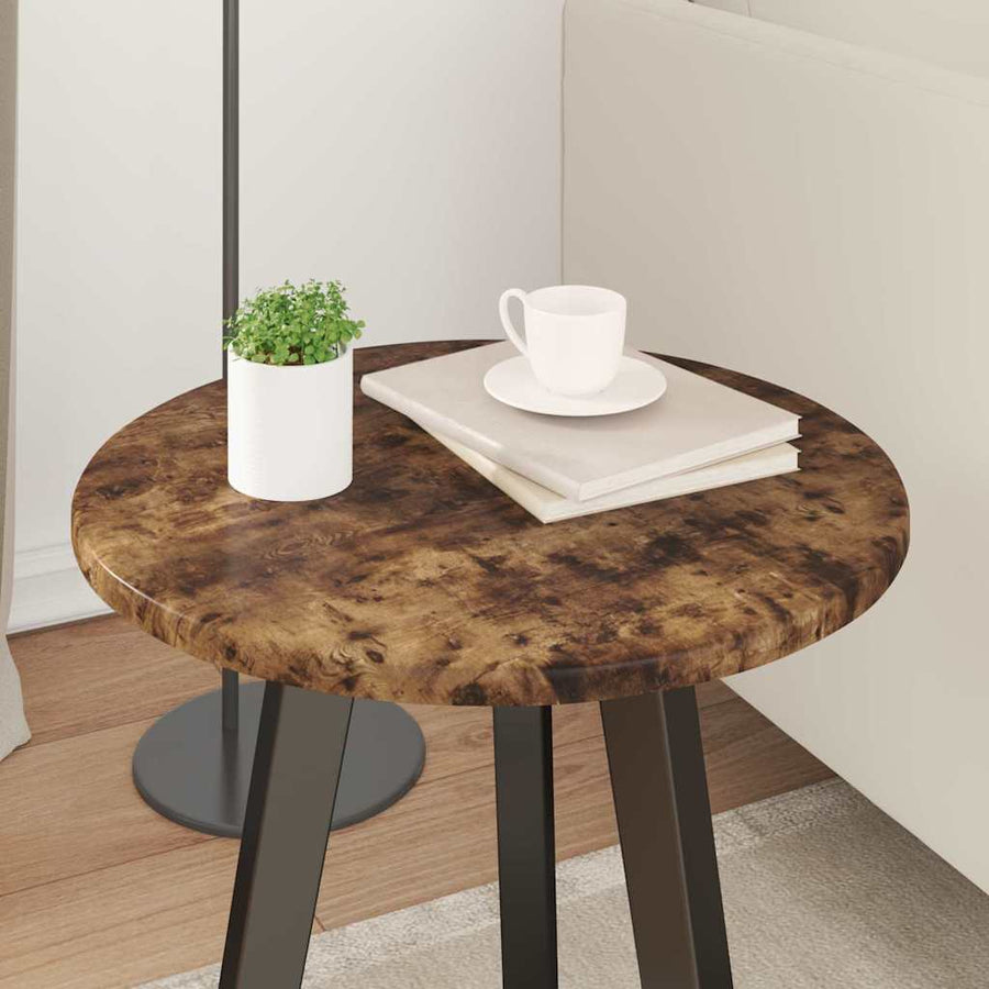 Tafelblad Gerookt eiken 40 x 40 x 1,5 cm Bewerkt hout